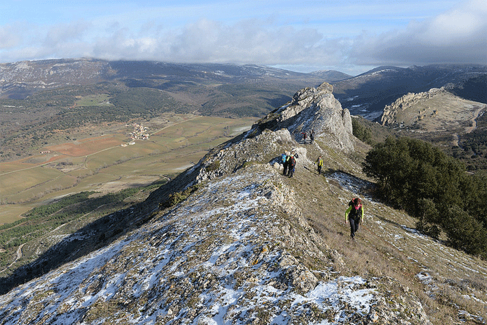 Foto de los montes Obarenes, que encontramos en el álbum de Paulo Etxeberria en Flickr