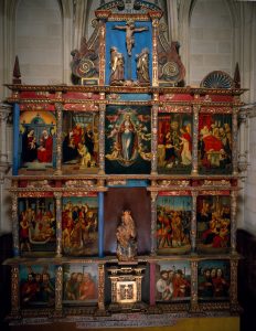 Retablo la iglesia de Ribera de Valderejo-Museo de BBAA Álava